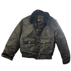 Retro Police Bomber Jacket Size 48 Reg #OJJ